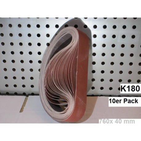 K 180 Aluoxid Schleifband 760x40mm K 180 Aluoxid Schleifband 760x40mm